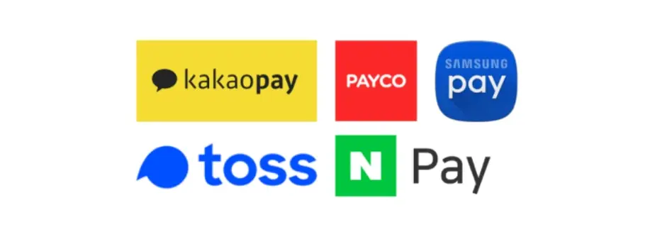 Toss Kakao Naver Payco Samsung